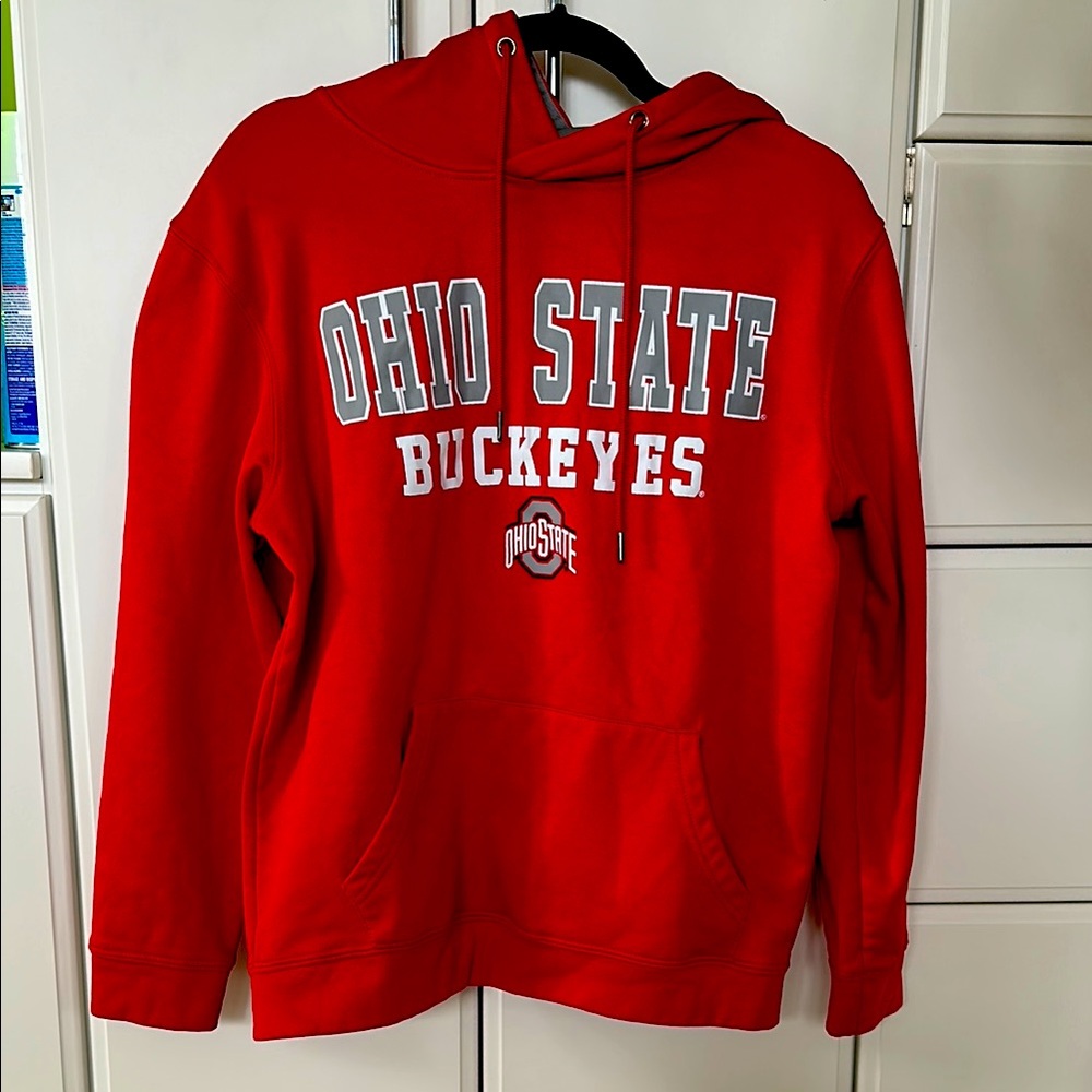Ohio State Buckeyes Red Hoodie, Men’s Medium